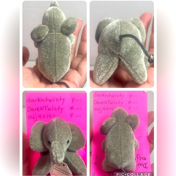 Vintage NWT Boyd’s Bears T F Wuzzie Elephant - Picture 13 of 14